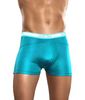 Panel Short Knit Silk Turquoise Small