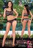 Butterfly Kisses Cropped Cami And Boy Shorts S/M