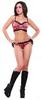 Cropped Cami and Boy Short Red/Orange 1X/3X