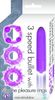 Bullet W Silicone Pleasure Ring Purple