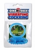 One Touch Vibrating Cockring Blue