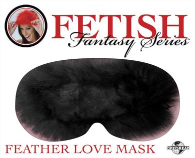 Fetish Fantasy Feather Love Mask Black