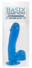 Basix Blue 7.5 Dong W/Suction Cup