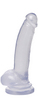 Basix 9in Suction Cup Dong Clear