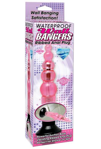 Wallbanger W/P Ribbed Anal Plug