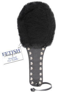 Fetish Fantasy Studded Fur Paddle