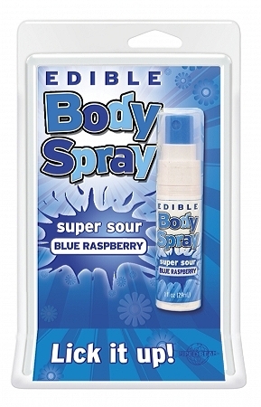 Edible Body Spray Blue Raspberry