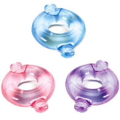 Mega Elastomer 3Pk Cock Rings