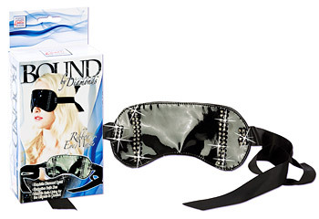 Bound By Diamonds Ribbon Eye Mask