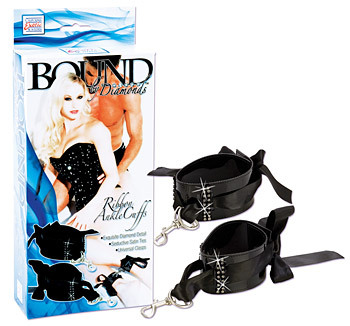 Bound By Diamonds Ribbon Ankle Cuffs
