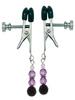 Adj Clamp WPurple Beads