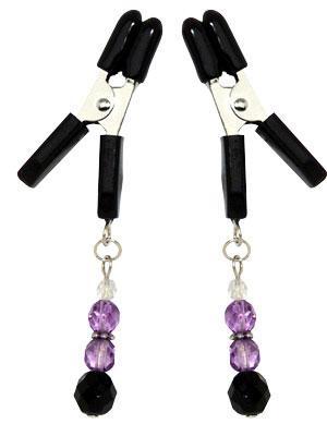 Lite Line Clamp W/Purple Beads