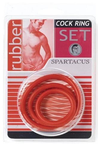 Soft C Ring Set Red