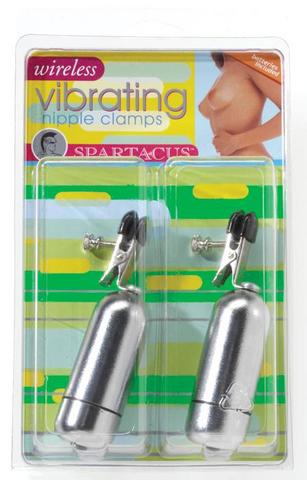 Wireless Vibrating Nipple Clamps