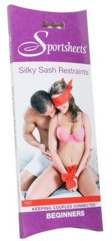 Silky Sash Restraints Red