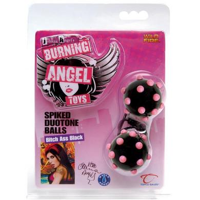 Joanna Angel Spiked Duotone Balls Black