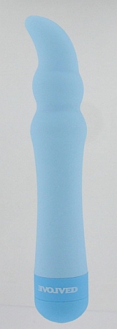 Fleur De Lis Silky G 6 in Vibrator Blue