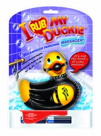 I Rub My Duckie Bondage Black Vibrator