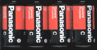 4 C Batteries - Panasonic