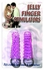 Jelly Finger Stimulators - Purple