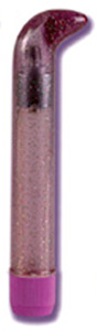 Waterproof Glitter Stick Vibrator - Purple
