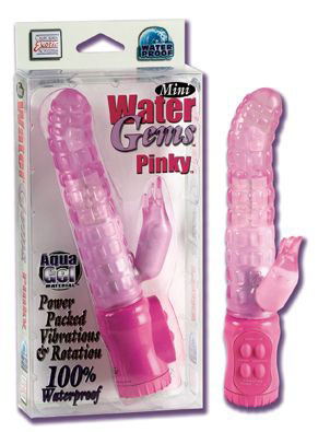 Mini Water Gems Vibrator - Pinky