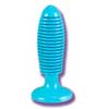 Butt Candy Ribbed Butt Plug - Blue