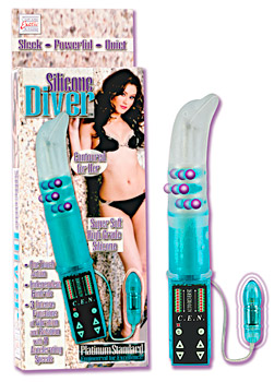 Silicone Diver Vibrator - G-contoured