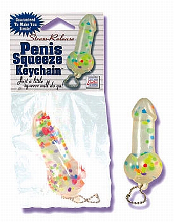 Penis Squeeze Keychain
