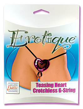 Crotchless G-String Panty - Teasing Heart