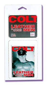 COLT Leather Man Playing Cards