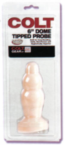 Case of 6 Colt 6 inch Dome Tipped Butt Plug