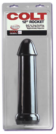 Colt 12 inch Rocket Dildo - Black