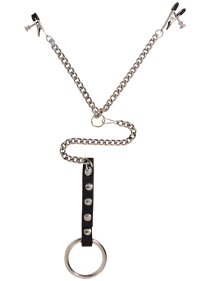 Adjustable Nipple Clamps with Cock Ring