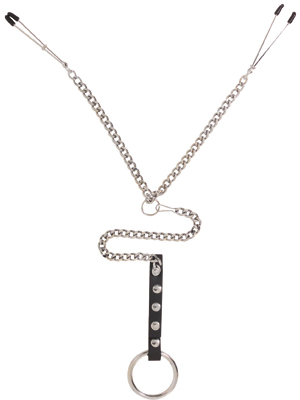 Tweezer Style Nipple Clamps and Cock Ring
