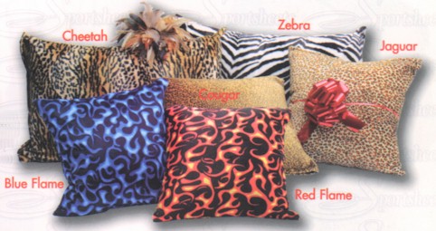 Hide a vibrator Pillow -Cheetah